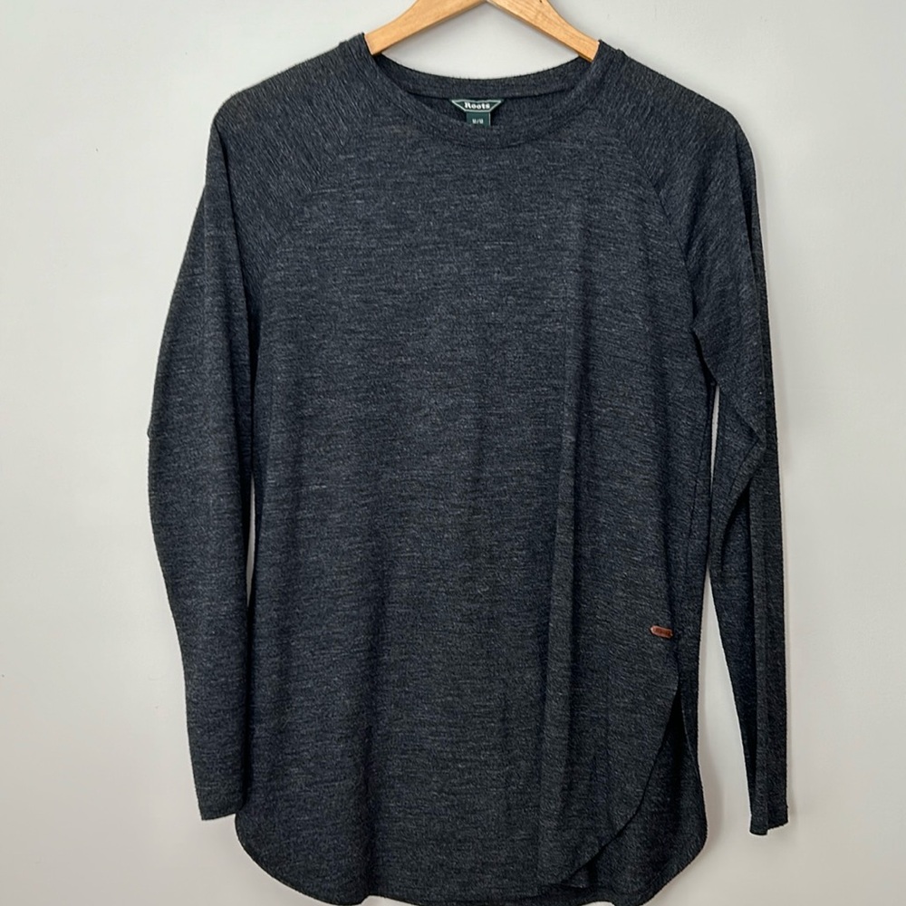 Roots women’s tunic, medium, charcoal gray